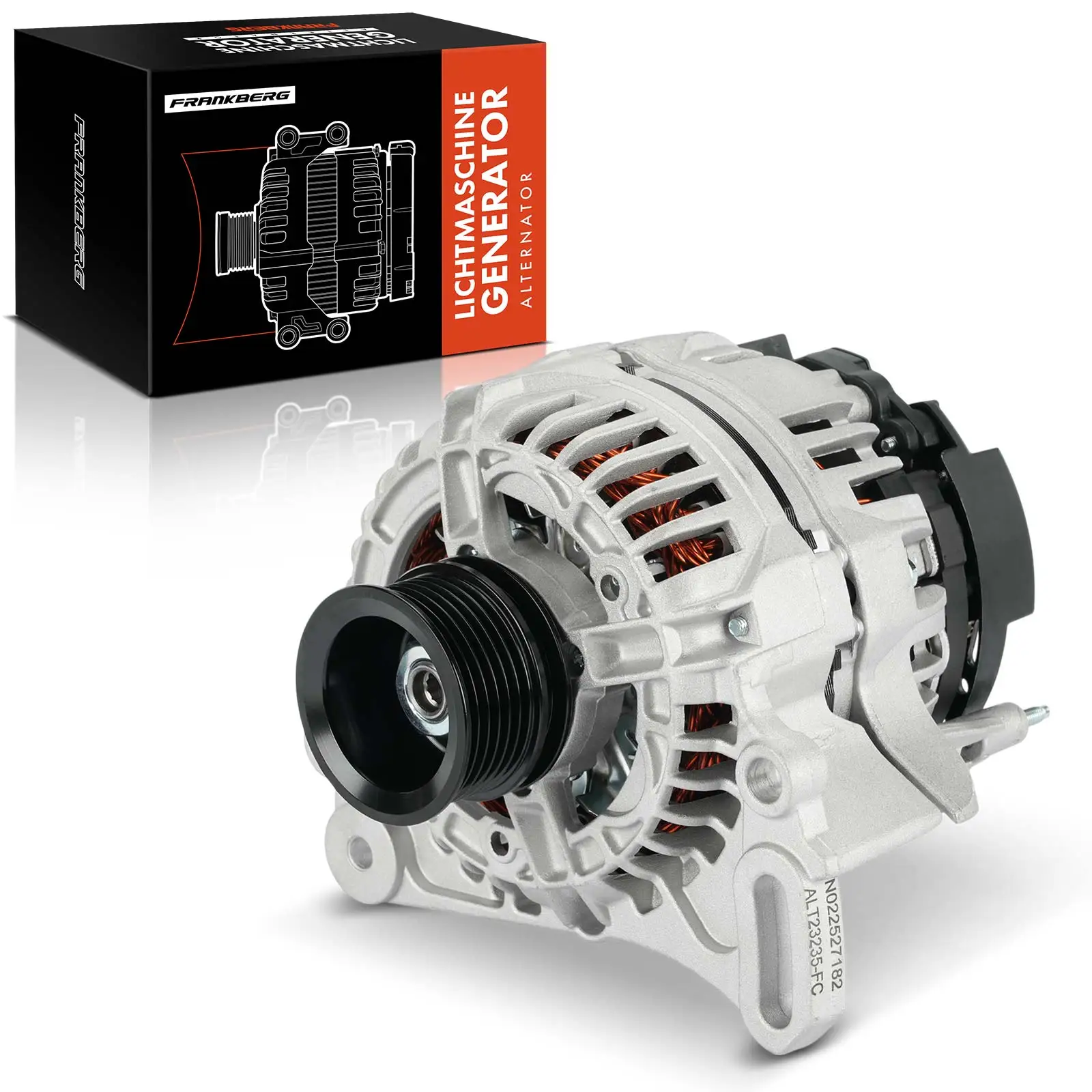 Frankberg 1x Lichtmaschine Generator für VW Lupo 6E1 6X1 1.4L 2001-2005 CA1657IR 0124325051 036903024 036903024X 23235