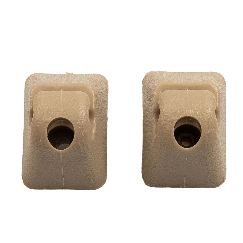 2 PCS Car Sun Visor Holder Clip Hook Bracket Hanger For Cavalier 1989-1995 Senator 1988-1994 1438336 Beige Interior Accessories