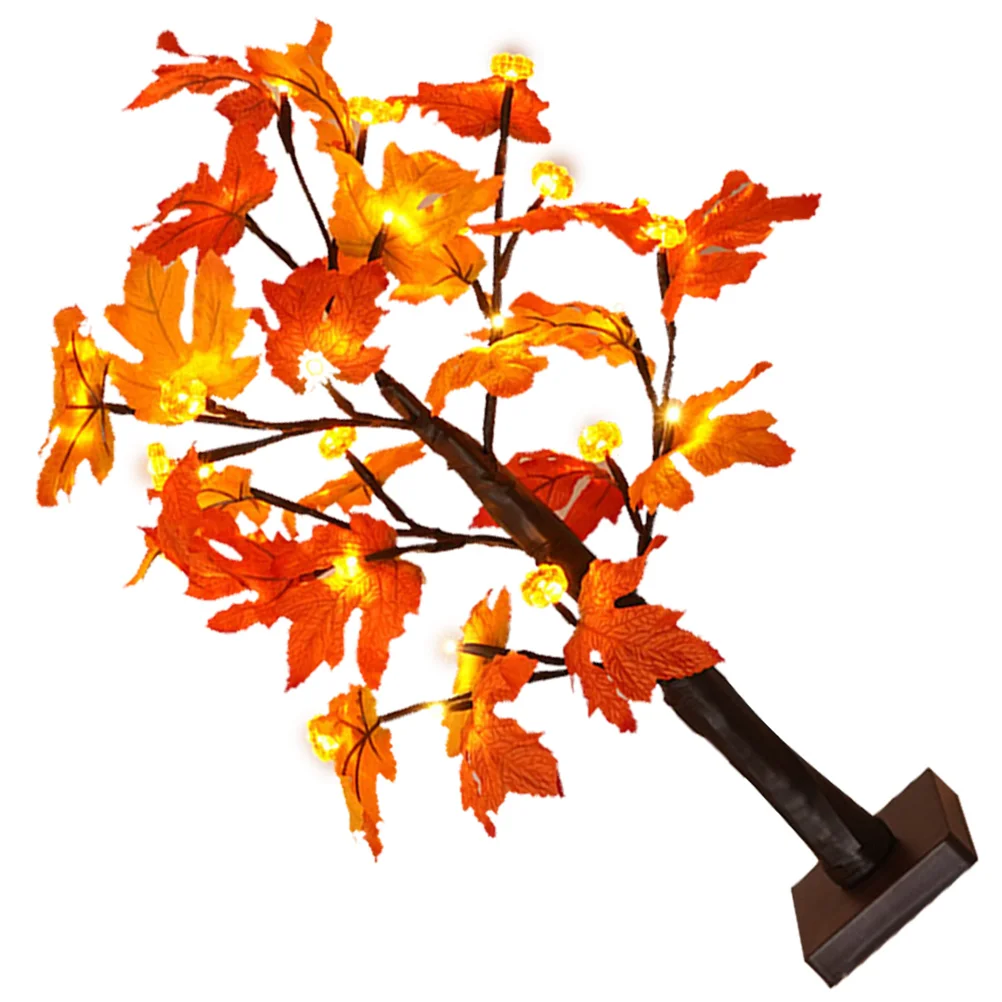 

Lamp Autumn Lights Bonsai Flashing Fall Decorations Indoor Tabletop Lamps Branch Bedroom Aesthetic Office