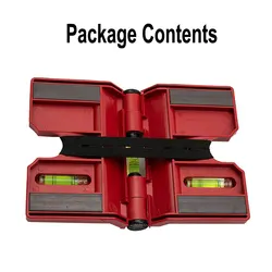 1Pcs Level Fence Post Pipe Magnetic Adjustable With Strap Horizontal Vertical 3 Vials Plastic Activity Tube Angle Meter