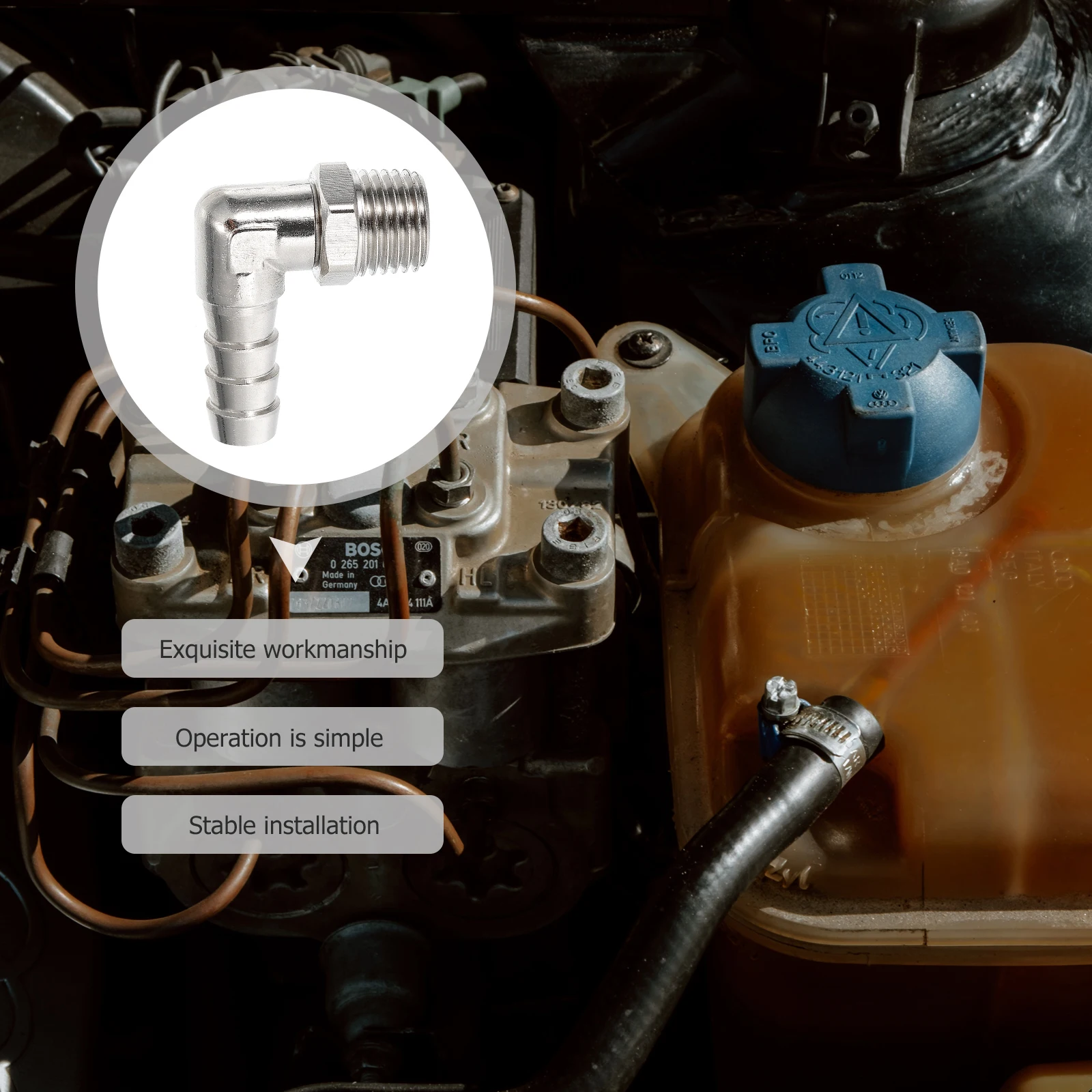 

Rotating Pagoda Joint Hose Connectors High Pressure Resistant Copper Nickel Plated Wear Resistant Corrosion Proof Air Tight