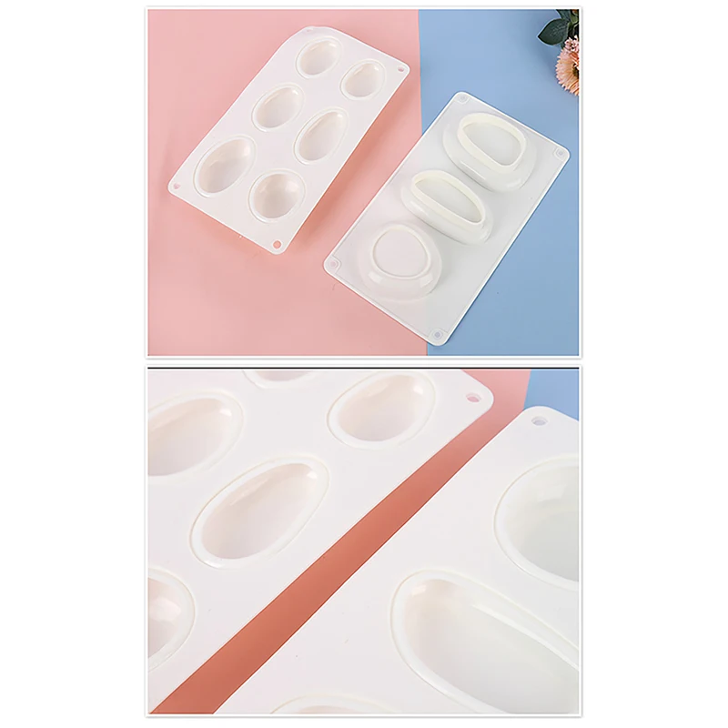 Multi-cavity Creative Pebble Silicone Soap Mould Candle Resin Plaster Mold Stone Ice Cube Chocolate Making Tool Home Decor Gift