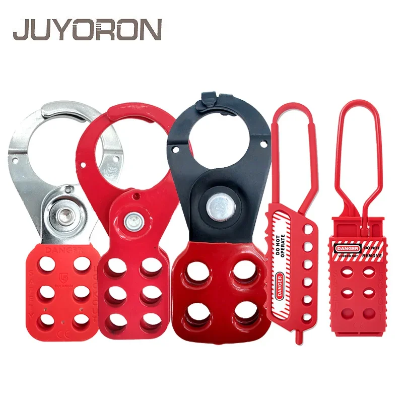 Lock out Tag out Hasp Lockout Industrial Safety Loto Hasp 3/4/6 Holes Multiple Isolation Steel Aluminum Nylon Plastic Padlock