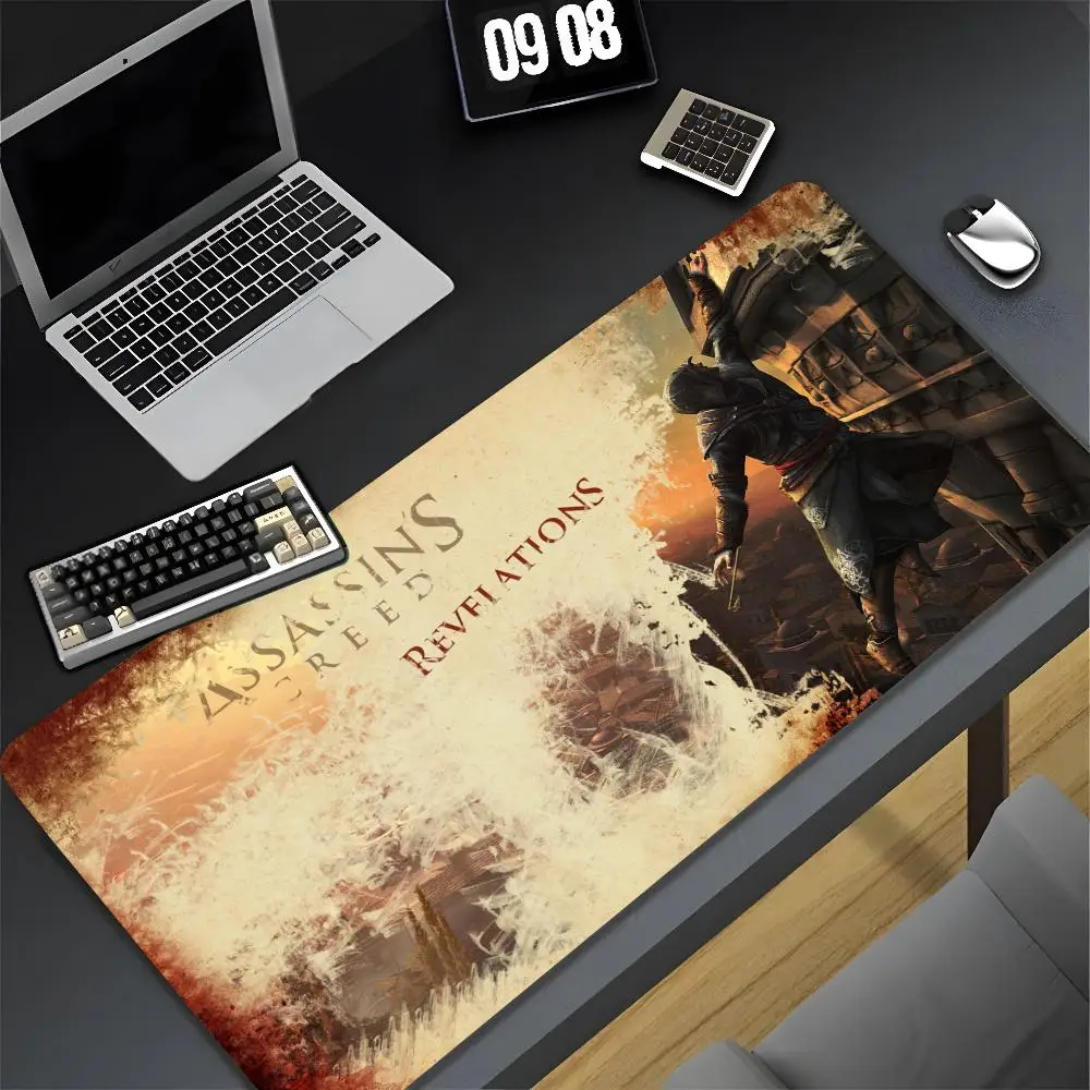 Assassin s Creed Mouse Pad Cartoon Lockedge Large Gaming Pad Computer Gamer Keyboard Mat Desk Mousepad PC Desk Pad