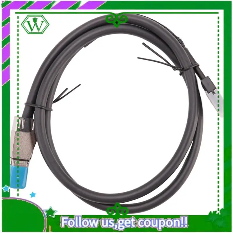 

ABIK-MINI SAS HD к MINI SAS 36PIN Кабель-переходник SFF-8644 к SFF-8087 Серверный кабель жесткого диска 12 Гбит/с 3,33TF/1M