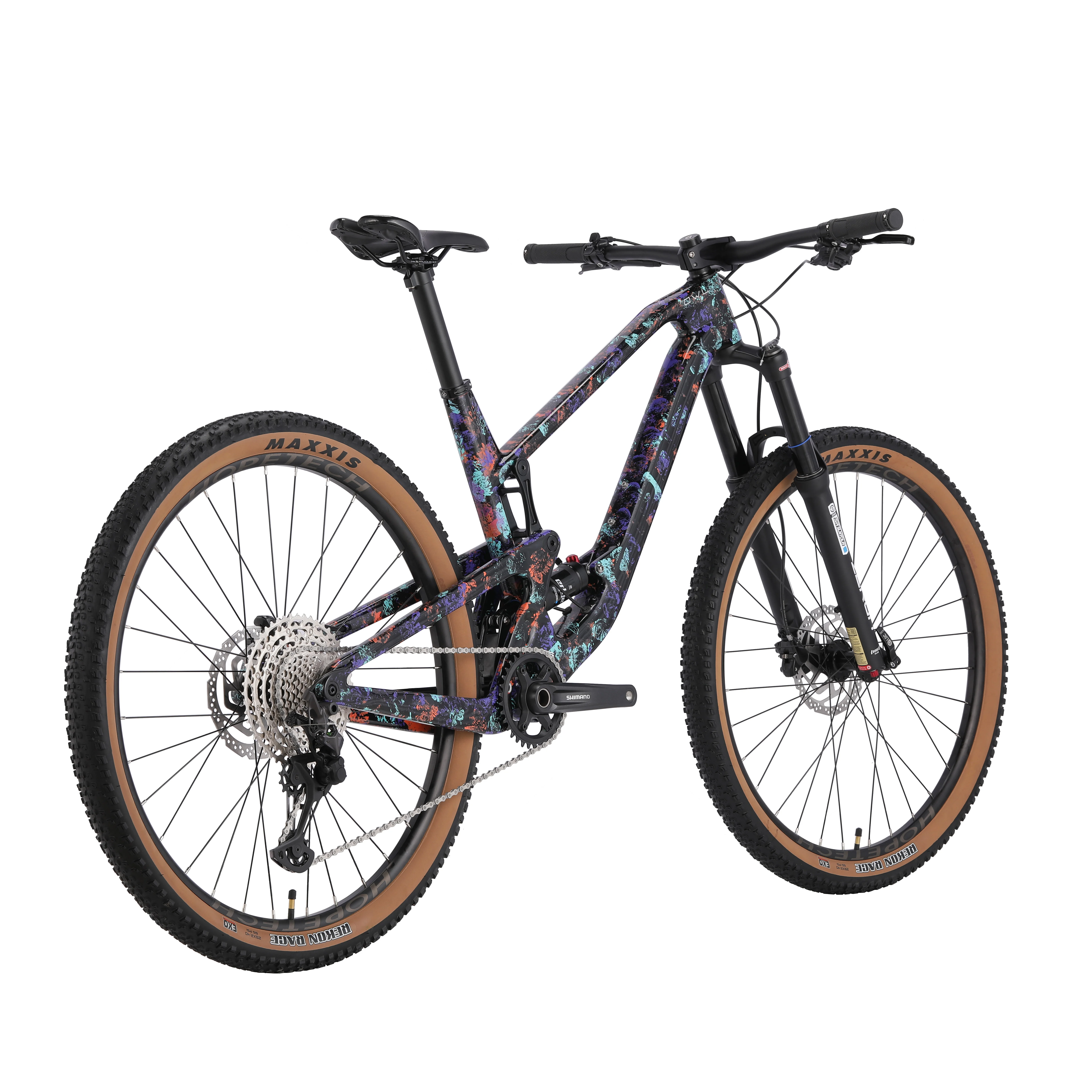 Cuadro de Bicicleta de Montaña MTB de Carbono Personalizado, Material de Fibra de Carbono, Estructura de Alta Resistencia de 24 Velocidades, Accesorio para Bicicleta de Montaña Todoterreno
