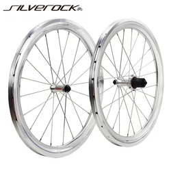 SILVEROCK SR38A 20 Inch 406 451 Alloy Wheels Rim Caliper Brake for Blast Storm JAVA TERN P8 P18 Folding Bike Minivelo Wheelset