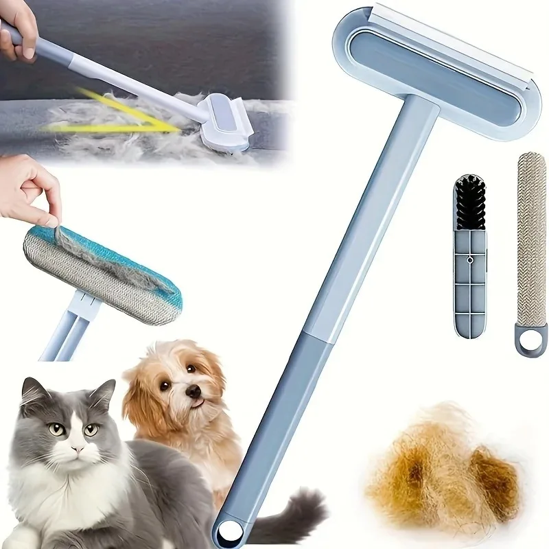 

1PC Pet Multi Functional Hair Removal Brush Sofa Carpet Wiping Window Cat Hair Dog Hair Adhesive