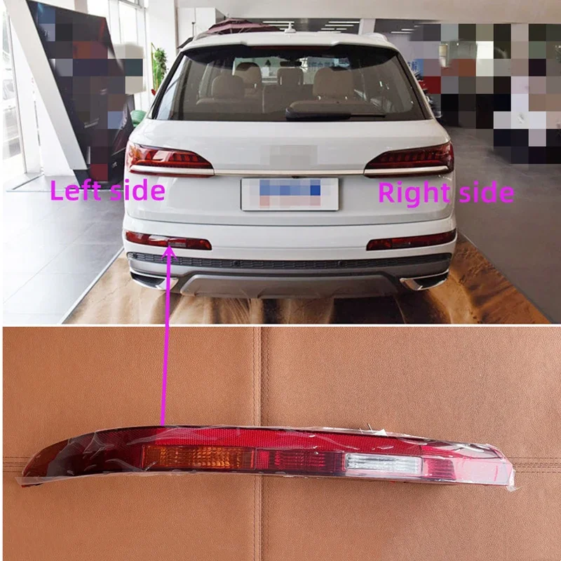 

For Audi Q7 2016 2017 2018 2019 rear bumper lights rear fog lamp car lights Assembly