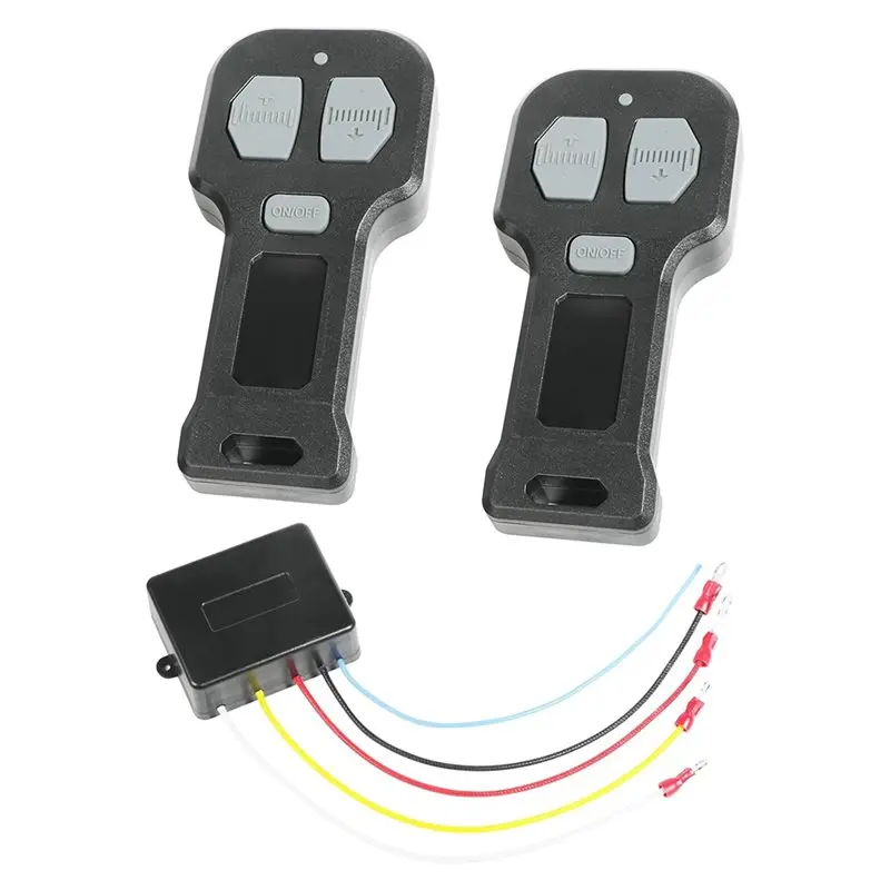 

VEHO-двойной ручной передатчик, система дистанционного управления буксирной лебедки с 5-проводным контроллером лебедки для большинства грузовиков, квадроциклов