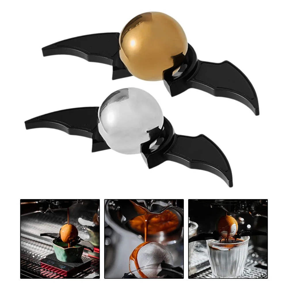 Espresso Coffee Cooler Stainless Steel Reusable Ice Coffee Steel Chilling Balls 15.4*4.5*4.2cm Coffee Kitchen Tools