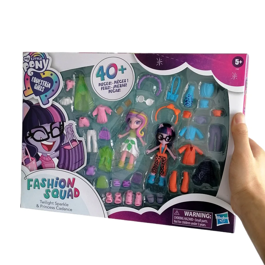 Hasbro My Little Pony Twilight Sparkle Prinses Cadans Equestria Actiefiguren Dress Up Pop Speelgoed Meisjes Mode Squad Kids Gift