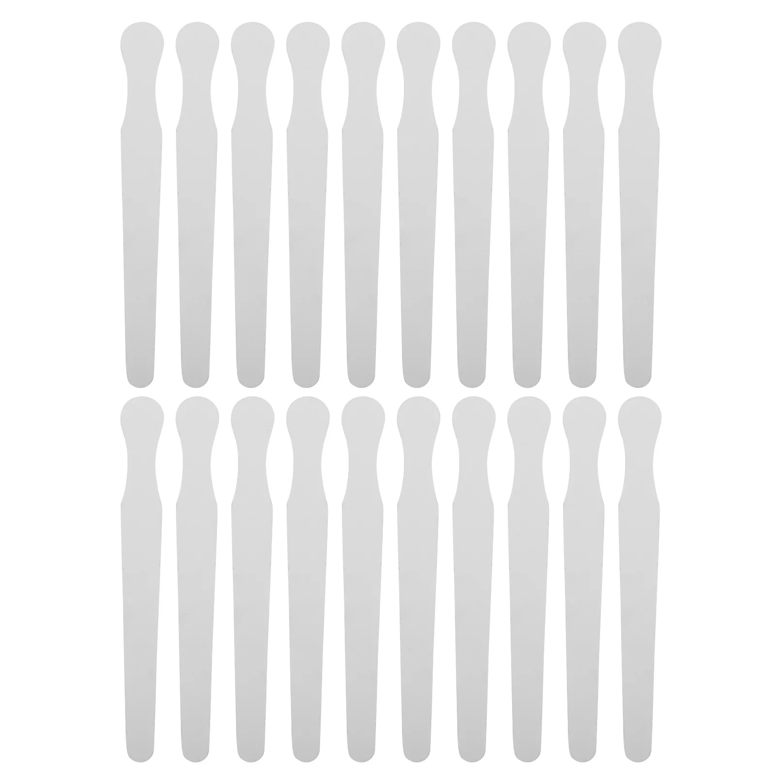 

10pcs Stainless Steel Tongue Spatulas Reusable Durable Medical Tool Smooth Edges For Oral Examination Teaching Equipment Silver