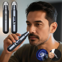 Nose Hair Trimmer for Men Electric Nose Hair Clipper Mini Portable Men Beard Trimmer USB Rechargeable Trimmer for Ear And Nose