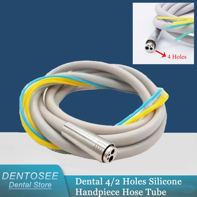 

Dental Handpiece Hose 1PC 2 Holes with Connector for Air Turbine Motor, High Pressure Tube