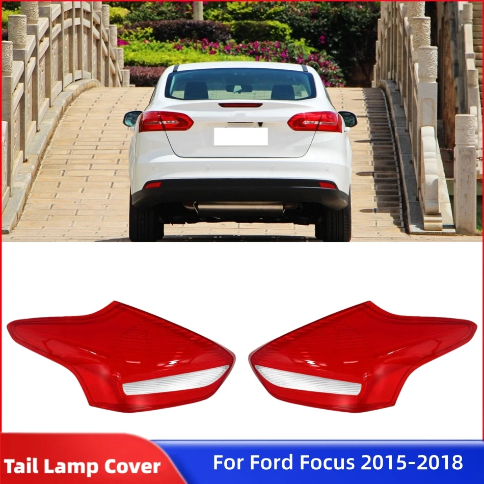 

Для Ford Focus 2015 2016 2017 2018, аксессуары для заднего фонаря автомобиля, аксессуары для автомобилей, корпус заднего фонаря, задняя крышка