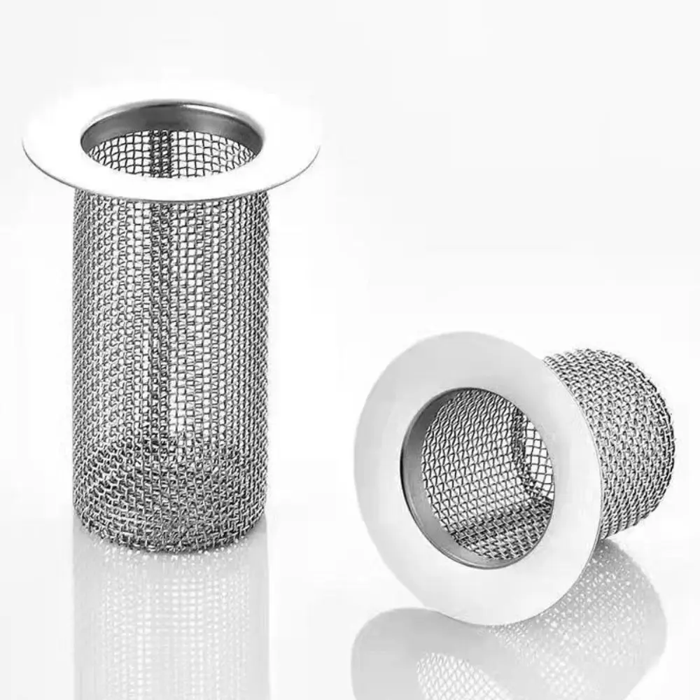 1Pcs Anti-clogging Anti-Pest Anti-blocking Mesh Hair Catcher Sink Strainer Hair Trap Floor Drain