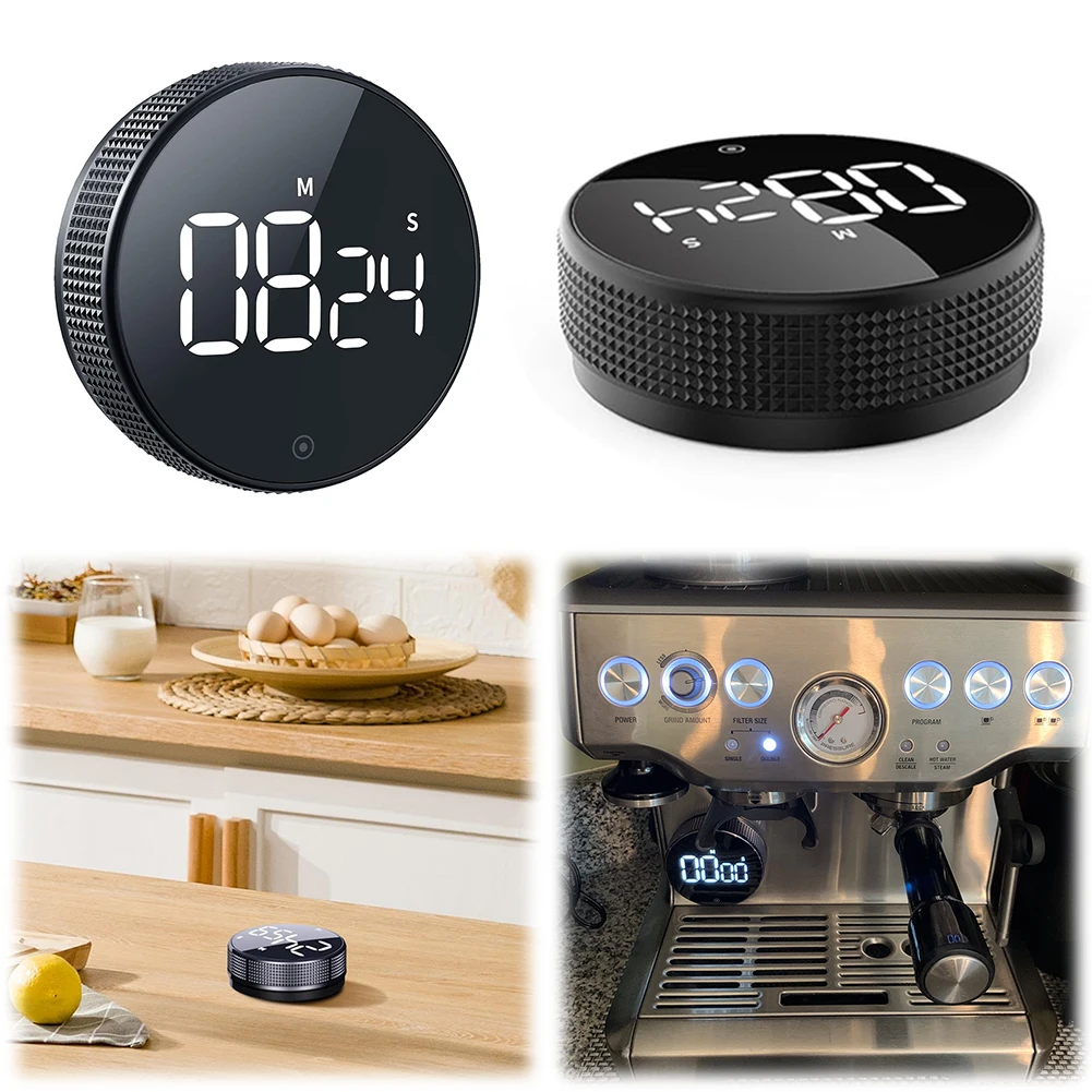 Kitchen Timer Adjustable Angle Electronic Timer Multi-Function Countdown Clock Rotating Cooking Timer for Seniors Kids