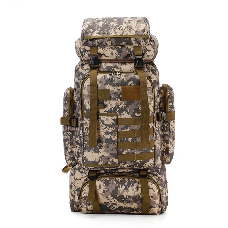 2024 New Oxford cloth outdoor backpacker camouflage hiking tactics pack mountaineering backpack men's camping travel bag