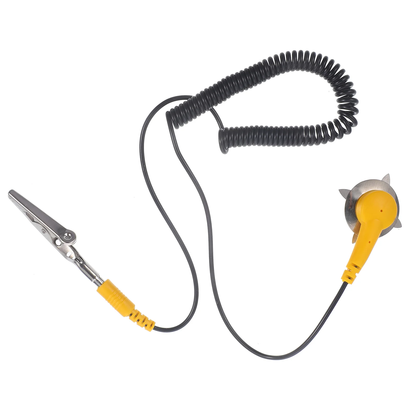 Pulseira antiestática ajustável de 78 polegadas com chumbo enrolado de 98 polegadas para kit de aterramento de proteção Esd para reparo eletrônico