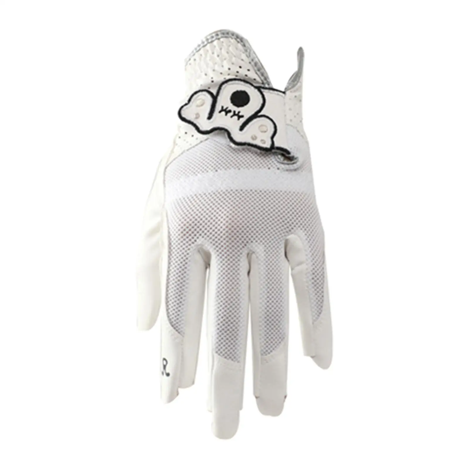 

Golf Golfer White Left Hand Fiber Sports Comfortable Breathable