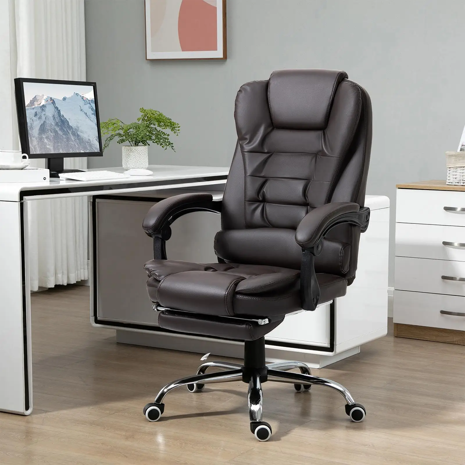 Executive Office Chair Adjustable Desk Chair for Home Managerial Gaming