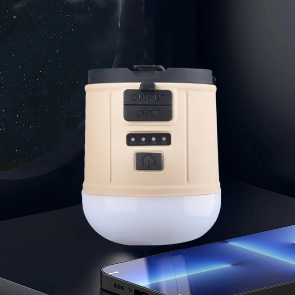 LED 캠핑 랜턴 핸드 크랭크, 9 가지 조명 모드, 휴대용 손전등, USB 충전식, 2400mAh 방수, 하이킹 탐험