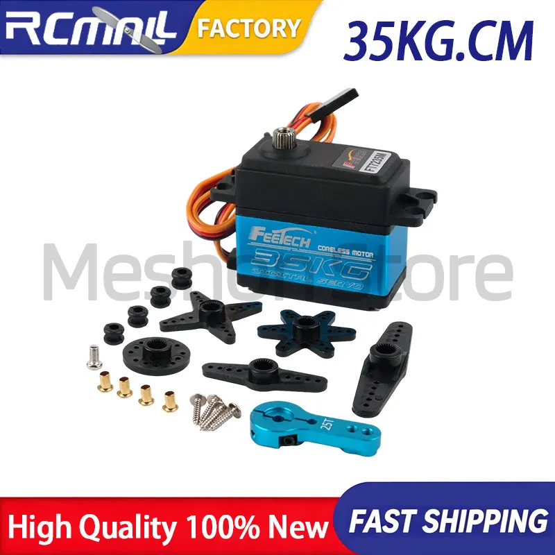 feetech-ft7235m-servo-digitale-con-motore-coreless-355kgcm-ingranaggi-in-acciaio-ip54-6v-84v-alta-velocita-sterzo-a-180-gradi-per-auto-rc-1-8-1-10