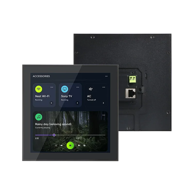 

Сенсорный монитор RS485 в металлическом корпусе для домашней автоматизации, POE, RK3566, настенный, 7,6 дюйма, панель управления