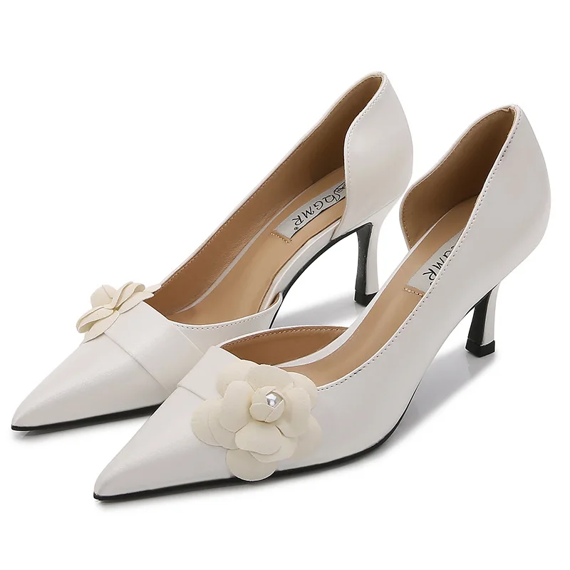 

High-heeled Stiletto Sandals 2026 Fashion New Pointed Stiletto Side Empty High-heeled Women's Shoes
