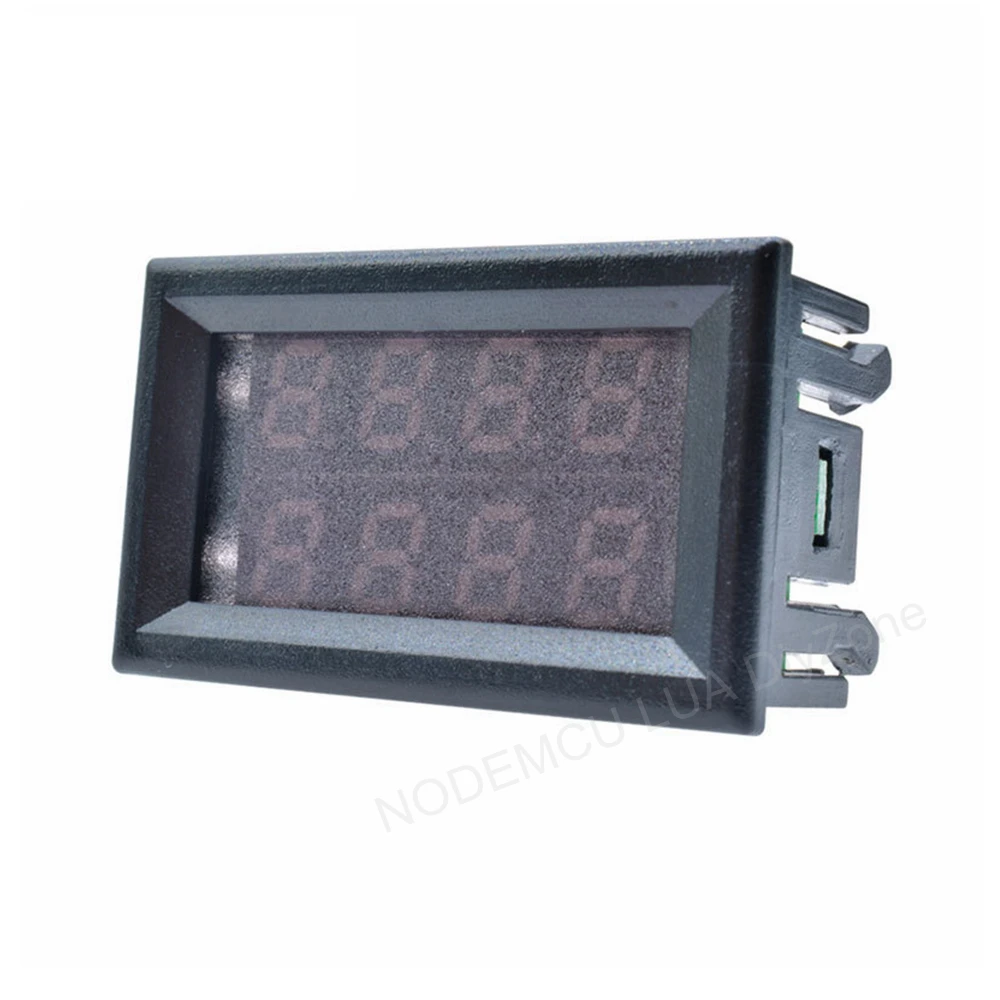 DC 100V 200V 10A Voltmeter Ammeter Dual LED Amp Digital Volt Meter Gauge Voltage Current Meter Detector Tester Monitor