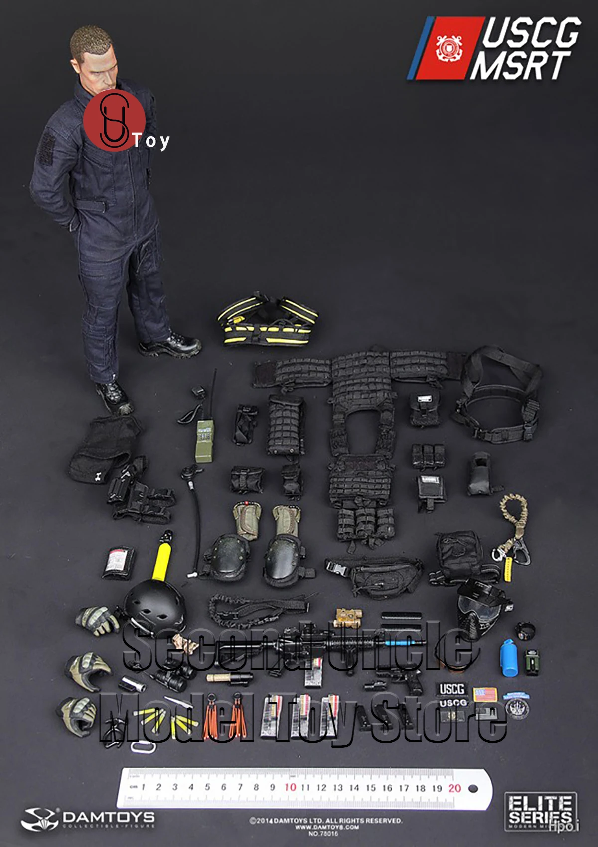1/6 12インチDAMTOYS アメリカ沿岸警備隊 MSRT CS36 DAMTOYS DAM 78016 1/6 US Coast Guard USCG MSRT 12'' Male Soldier
