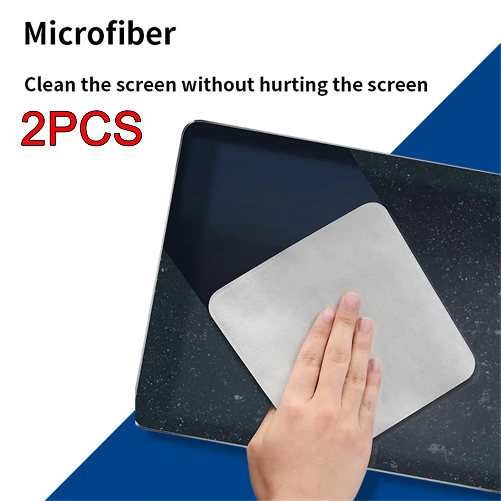 Polishing Cloth For Apple iPhone Nano-Texture Screen Cleaning Cloth For iPad Macbook Apple Watch Lens Display Wiping Cleaner 2PC