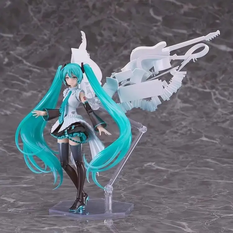 W magazynie Hatsune Miku 16th Anniversary Gsc Maxfactory Playea Robot Model montażowy Ruchoma figurka humanoidalna Prezent dla dzieci