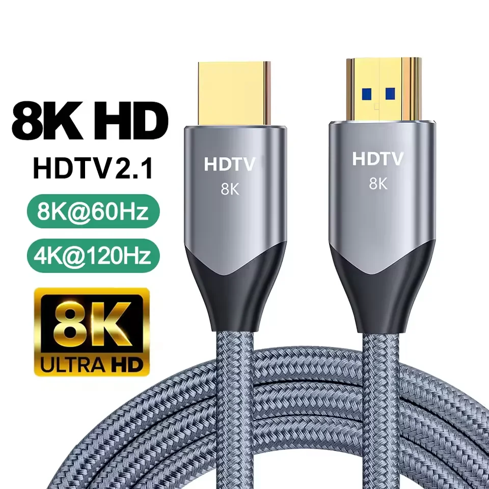 Hdmi Arc Cable - 8K HDMI 2.1 Kabel 4K@120Hz 8K@60Hz
