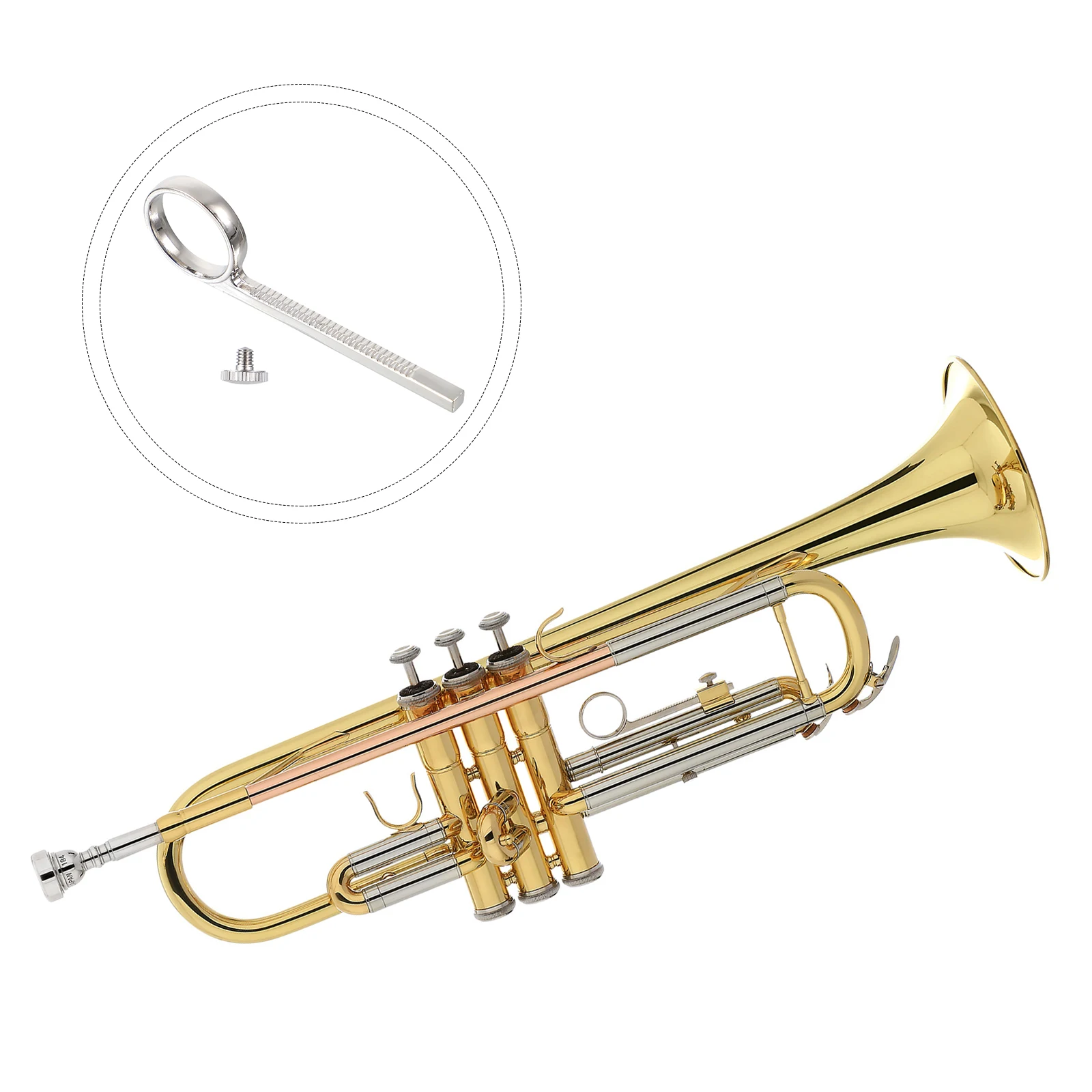 

Finger Ring Small Hook Brass Instrument Accessories Key Trumpet Slide