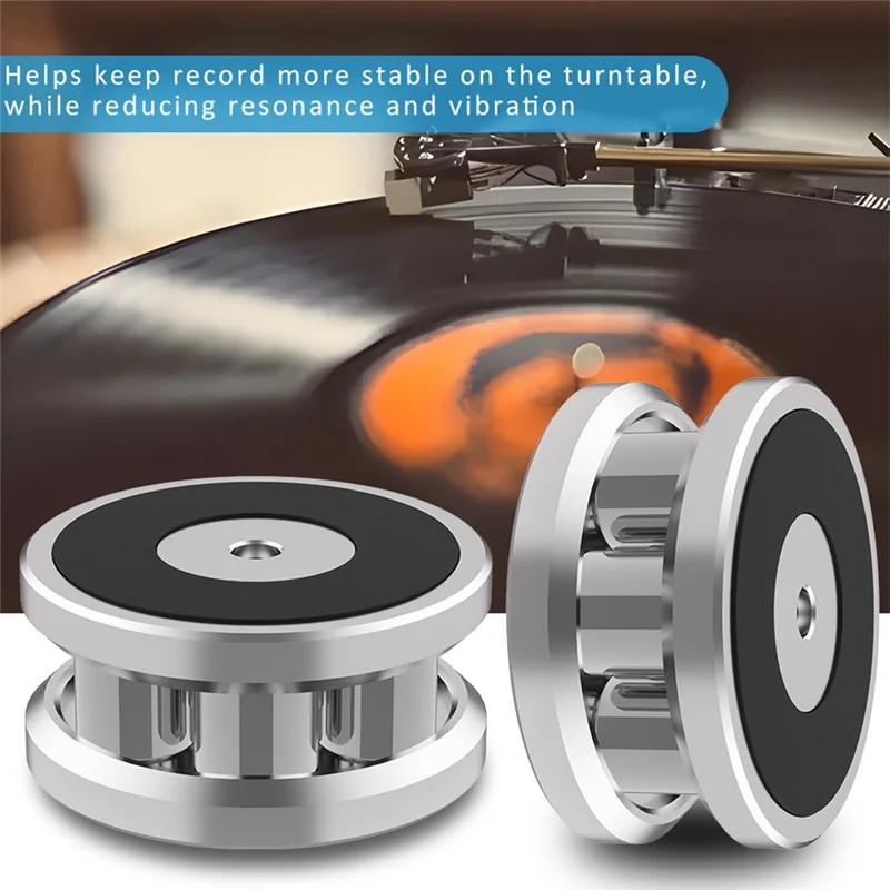 

ABKN-LP Vinyl Disc Stabilizer Adjustable Recording Weight/Fixture Turntable Disc Stabiliser High Fidelity Damper