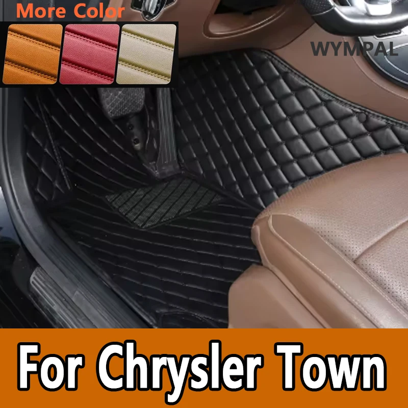 

Luxury Waterproof Car Floor Mat For Chrysler Town & Country 7 Seat 2013~2016 Protection Pad Carro Rear Trunk Floor Mat Car Pads
