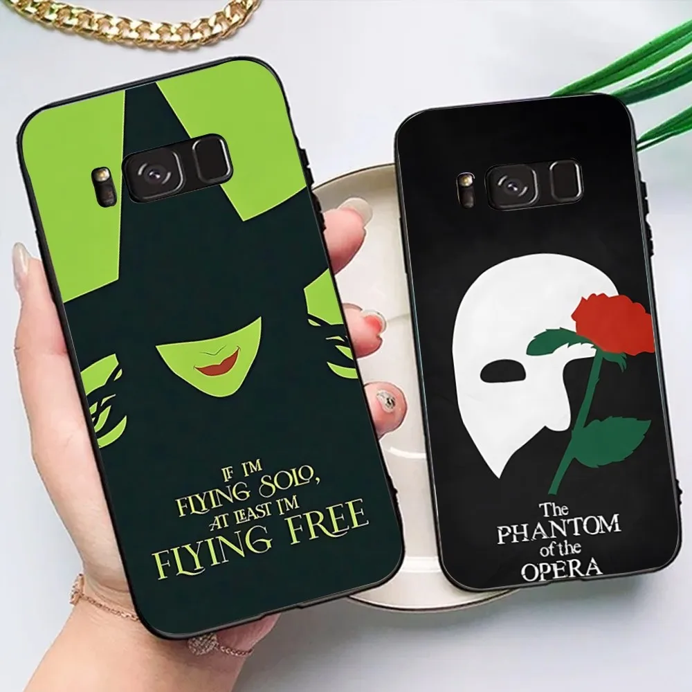 W-Wicked Musical Broadway Drama Phone Case For Samsung Galaxy A52 A12 A51 S21 Edge S22ULTRA S23 S20LITE Plus Ultra Black Cover