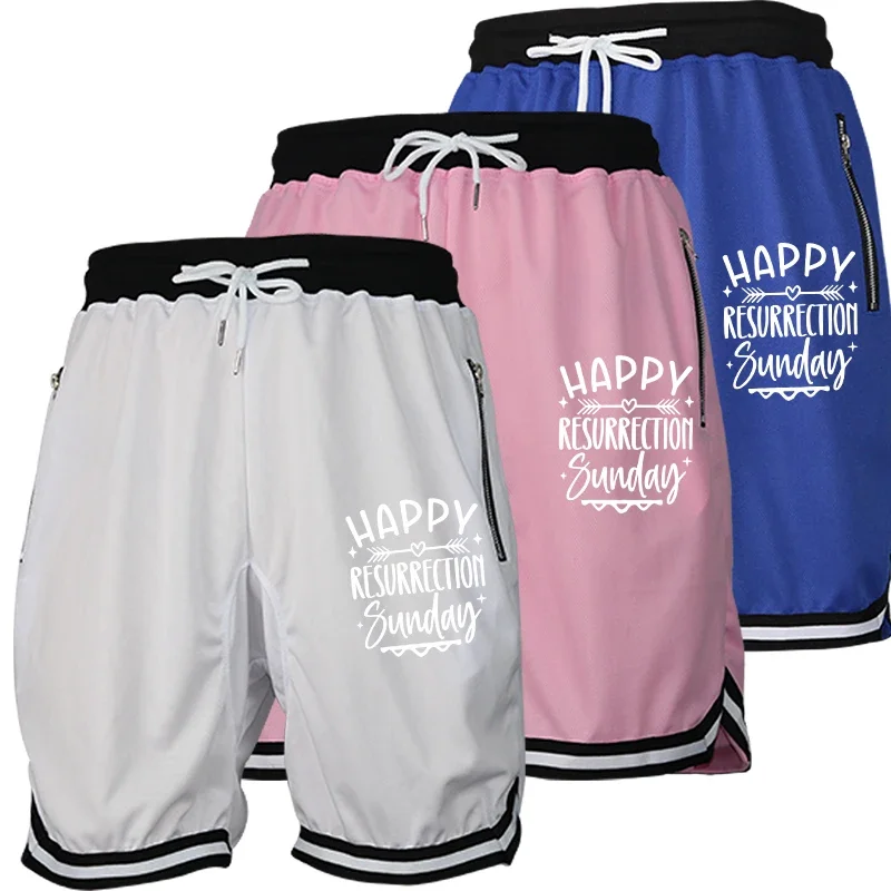 

Мужские летние баскетбольные фитнес-спортивные модные хип-хоп дышащие сетчатые повседневные свободные спортивные штаны шорты