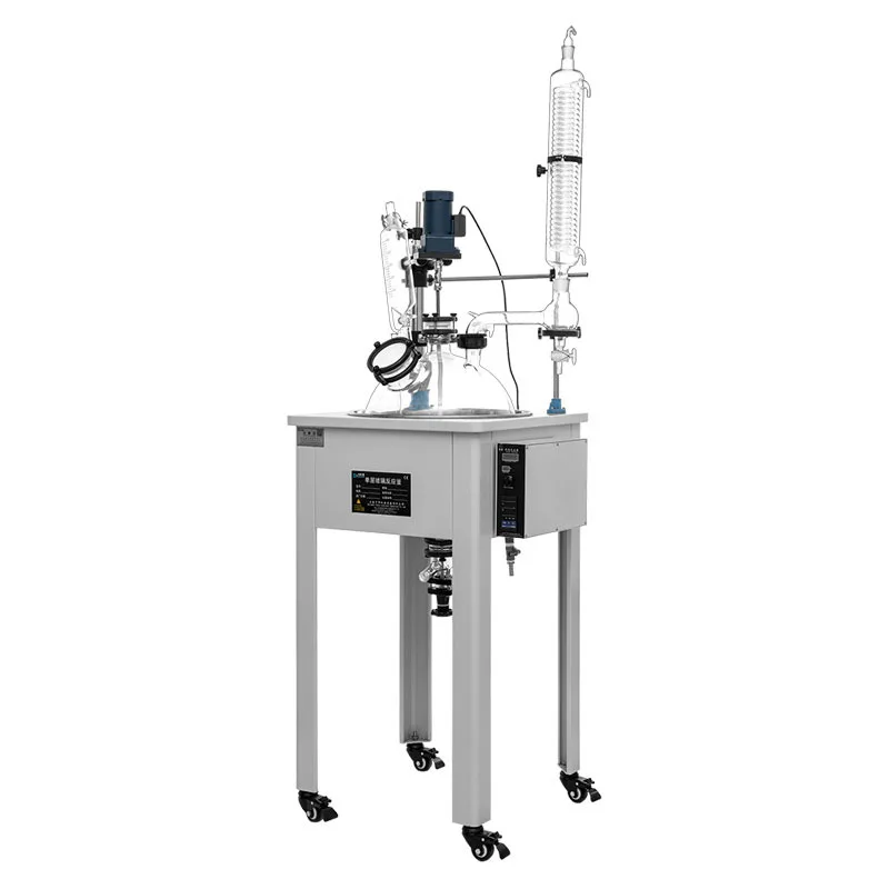 Laboratory single-layer glass reactor