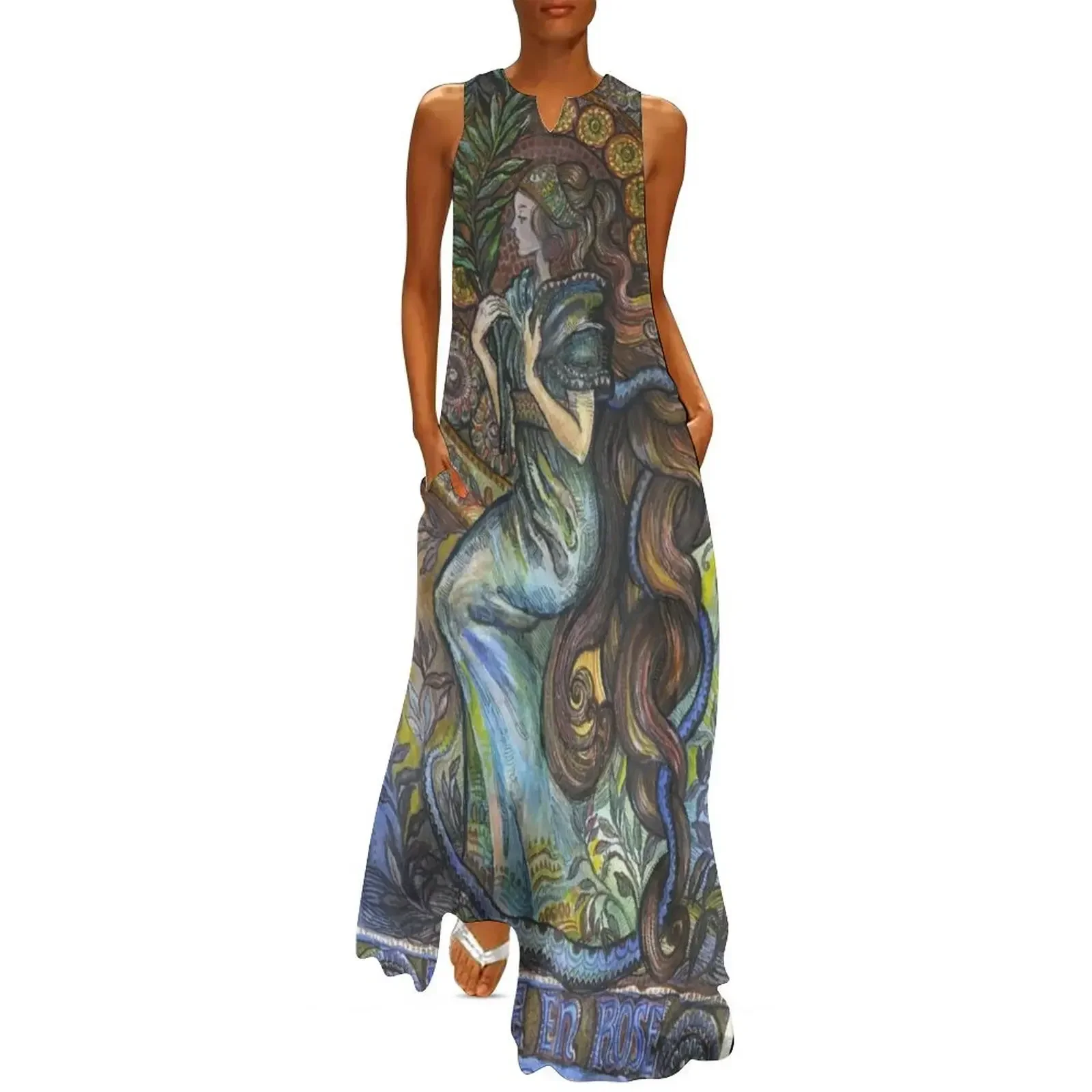 

La Vie en Rose. Long Dress clothing women summer 2025 dress Long dress summer korean women