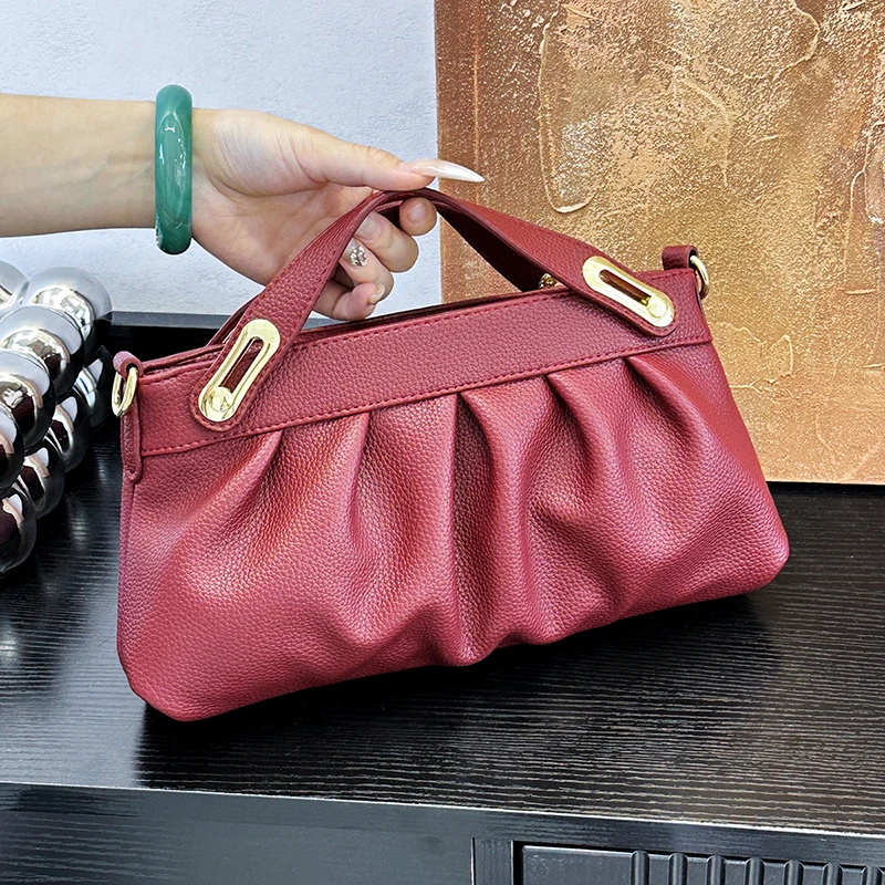 

Female Bag Large Capacity Handbag Lady Shoulder Bag High Quality PU Leather Handbag Messenger Bag Retro Handbag Sac A Main Femme