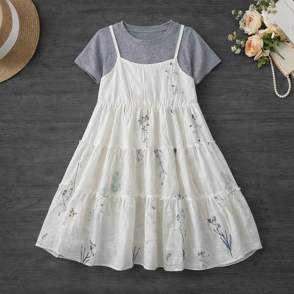 Girls Dresses Sweater Dress Set Girls Winter Outfits Teens Kids Lolita Dress Princess Children Costumes Christmas New Year Gifts