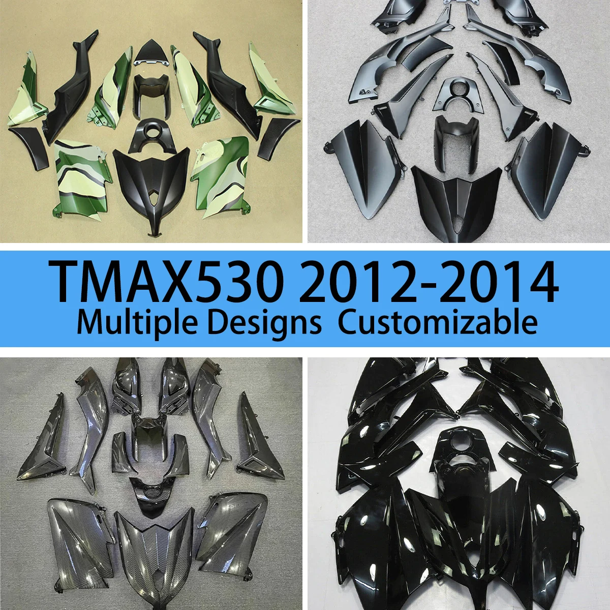 Motorcycle Fairings TMAX530 2012 2013 2014 Fairing Kit Carbon Fibre Color for YAMAHA T-MAX530 TMAX 530 12 13 14