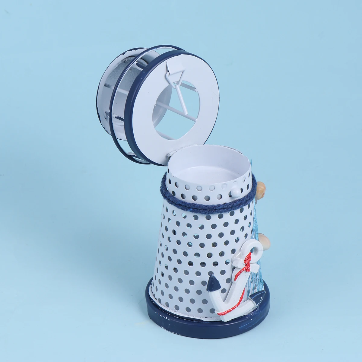 

Mediterranean Style Iron Art Candlestick Creative Holder Tealight Holder for Home Party Wedding Birthday Gift