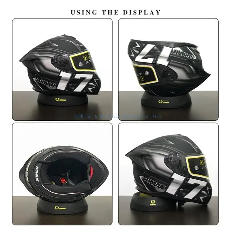 

L5BC Motorcycle Helmet Holder Stand for Motorbike Scooter Helmets Upside Down Base