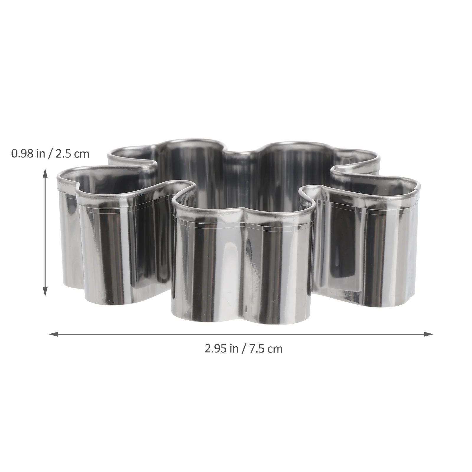 

5 Pcs Bread Pan Four-leaf Clover Cookie Cutter Cake Molds for Baking Stainless Steel