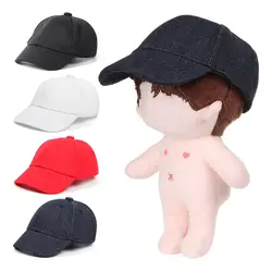 Fashion Caps for 20cm Cotton Dolls Hat Candy Color Cute Animal Casual Hat Plush Doll Baseball Cap Doll Hat Accessories