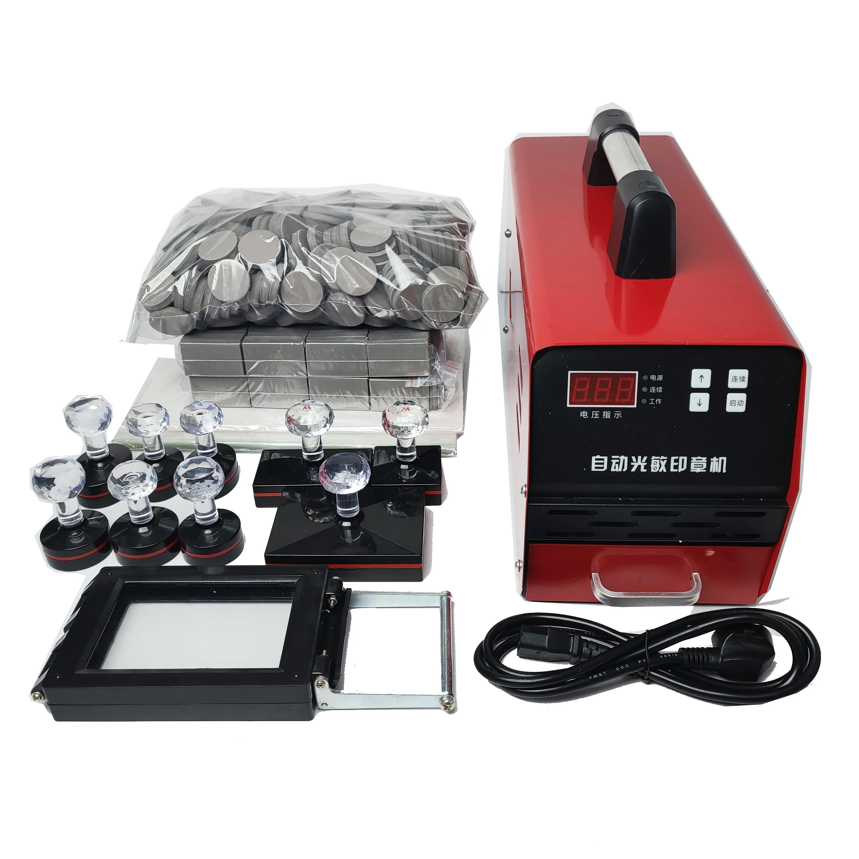 Factory Wholesale Intelligent Automatic Flash Stamp Machine Photosensitive Rubber Pre Inked Stamp Making Machine